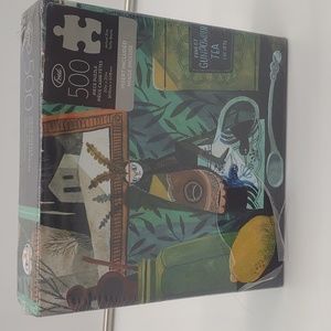 Moth girl abstract artwork puzzle Yasmin Imamura 500pc genuine Fred artist serie